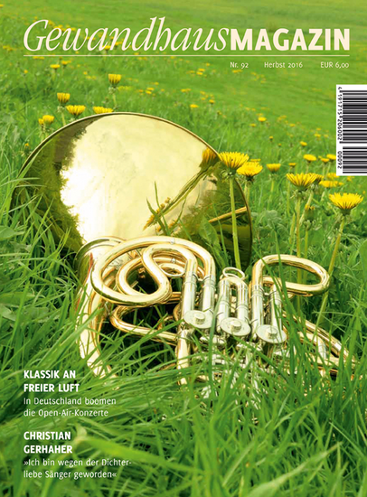 Gewandhaus-Magazin Nr. 92 (Herbst 2016)