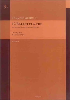 12 Balletti a tre op. 3 (1701) – Balletto 7 D-Dur – Partitur