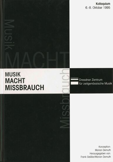 Frank Geißler, Marion Demuth (Hrsg.): Musik – Macht – Missbrauch