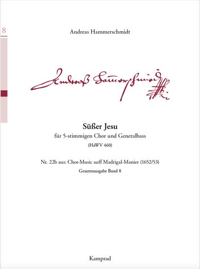 Andreas Hammerschmidt: Dies ist der Tag (für 5-stimmigen Chor und Generalbass; HaWV 460). Praktische Ausgabe