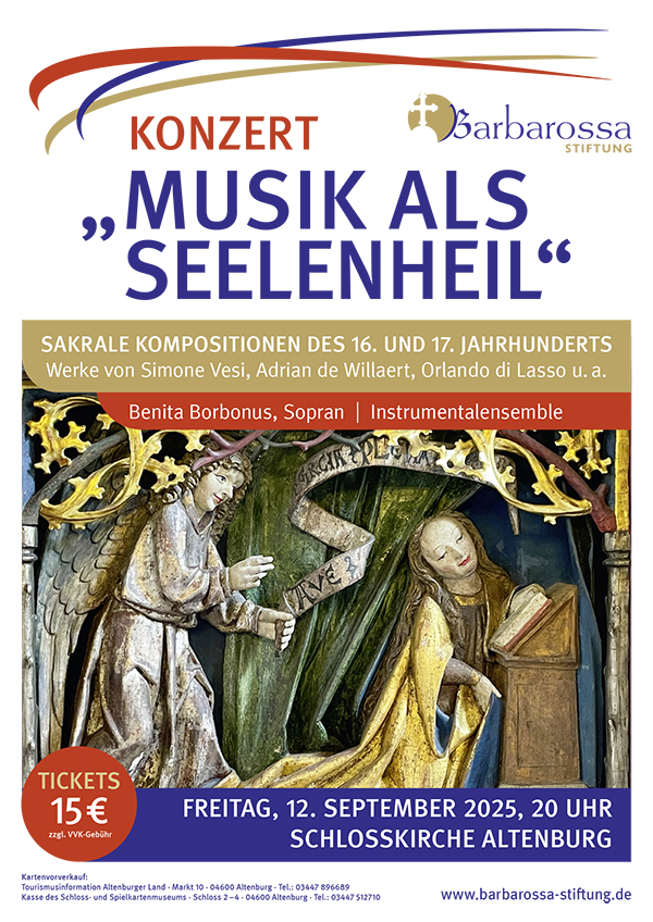Plakat zum Konzert am 12.9.