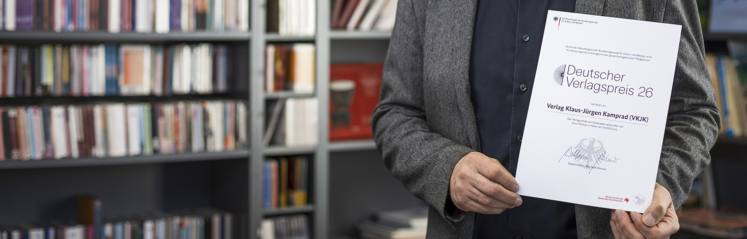 Verlag Klaus-Jürgen Kamprad erhält Deutschen Verlagspreis 2026